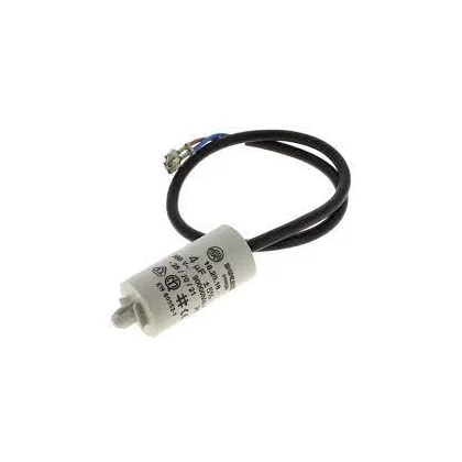 Sprężarki do lodówek Whirlpool Kondensator sprężarki do lodówki Whirlpool / Indesit / Ariston / Hotpoint 4 µF 450 V C00278650 481212018029