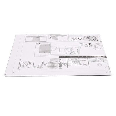 Szablon mocowania drzwi zabudowę do zmywarki AEG Electrolux (140002854671)