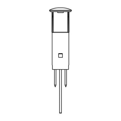 Lampka kontrolna, szara (3496035076)