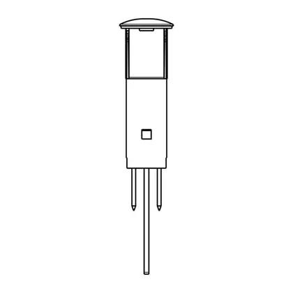 Lampka kontrolna szara do kuchenki, piekarnika i płyty grzejnej Electrolux / AEG 3496035076