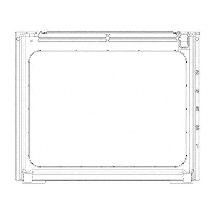 Ramka przednia do piekarnika Electrolux / AEG nonpyro, F.PROBE 5611713206