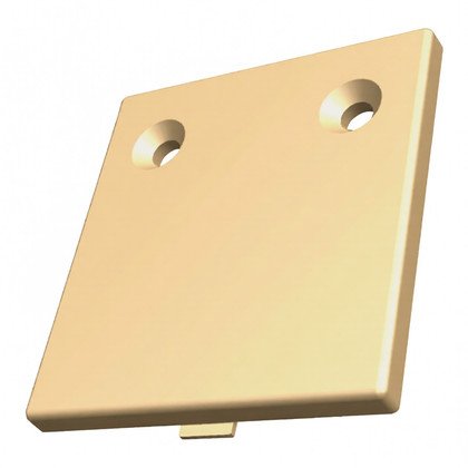 Zaślepka otworu zawiasu do lodówki Electrolux / AEG biała 47 x 52 mm 8090624019