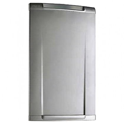 Drzwi chłodziarki z uszczelką do chłodziarko-zamrażarki Electrolux / AEG inox / ciemnoszare 2003797681