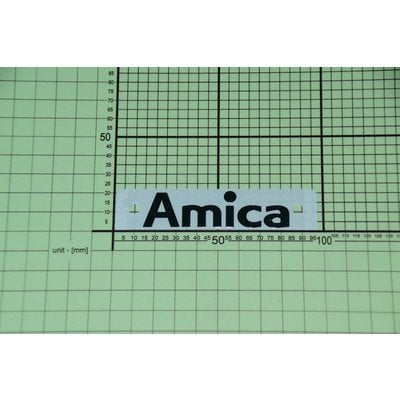 Logo Amica - naklejka 70x18,8 (1039882)