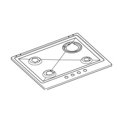 Płyta robocza/ pod palnikowa do kuchni Electrolux 3532277096