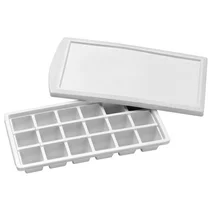 Półki na drzwi różni producenci Pojemnik na lód z pokrywką do zamrażarki Whirlpool / Indesit / Ariston / Hotpoint 481941878977 C00287849