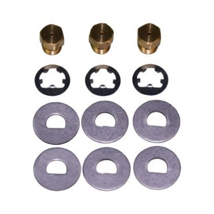 Komplet dysz gazowych do kuchenki Amica na gaz płynny 36 mbar 3+1S-2 8018864