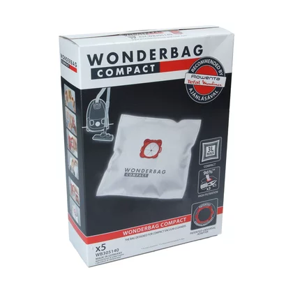 Worki syntetyczne do odkurzacza Rowenta / Tefal / Moulinex Wonderbag Compact 5 szt. WB305140