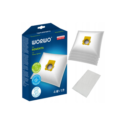 Worki do odkurzacza Rowenta 4 sztuki (RMB15K)