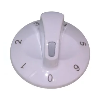 Pokrętło do kuchenki Amica białe 9043121