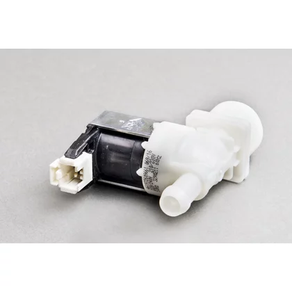 Elektrozawór wody 1-drożny 180° do zmywarki Whirlpool / Indesit / Ariston / Hotpoint 480140102032 C00313183