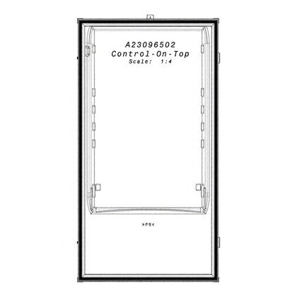Drzwi chłodziarki Electrolux / AEG białe 531,2 x 997 mm