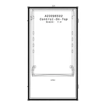 Drzwi chłodziarki Electrolux / AEG białe 531,2 x 997 mm