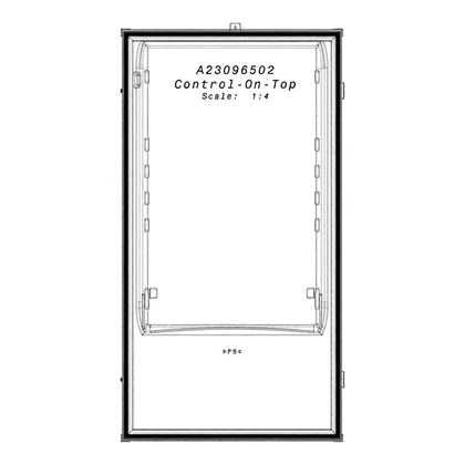Drzwi chłodziarki Electrolux / AEG białe 531,2 x 997 mm
