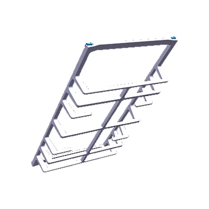 Ruszt środkowy żeliwny do płyty gazowej Electrolux / AEG 3546493010