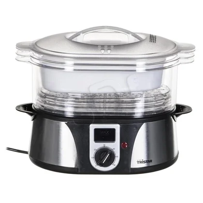 Parowar Tristar VS-3908 1000 W inox-czarny 12 l
