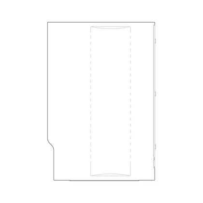 Lewa obudowa boczna do pralki Electrolux / AEG biała 1463508364