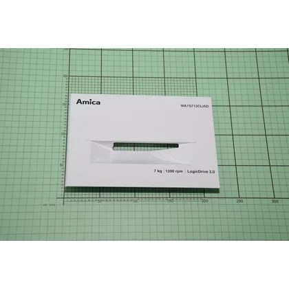 Osłona pojemnika na detergenty do pralki Amica WA1S712CLiSD