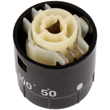 Pokrętło termostatu do piekarnika Whirlpool / Indesit / Ariston / Hotpoint czarne 481941129085 C00487992