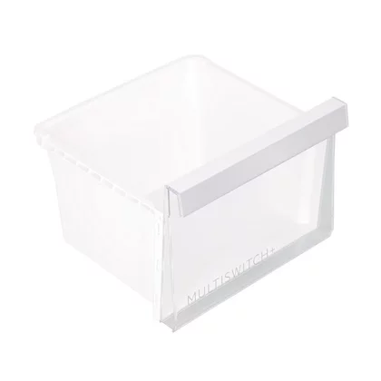 Półki na drzwi różni producenci Dolna skrzynia zamrażarki do chłodziarko-zamrażarki Electrolux / AEG transparentna