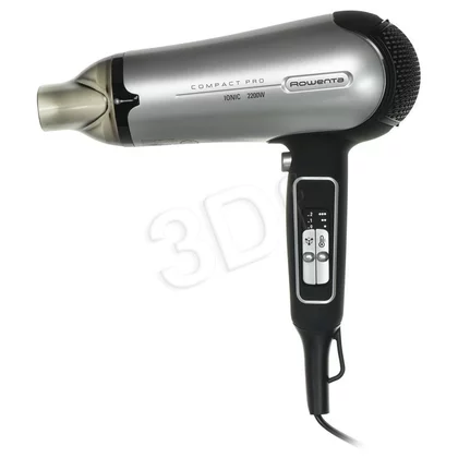 Suszarka do włosów Rowenta CV4721 2200 W czarno-srebrna