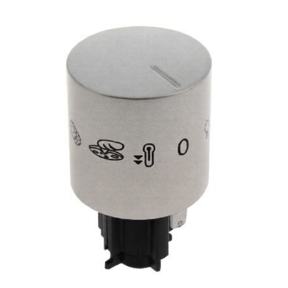 Pokrętło przełącznika funkcji do piekarnika Whirlpool / Indesit srebrne 481010567883 C00318476