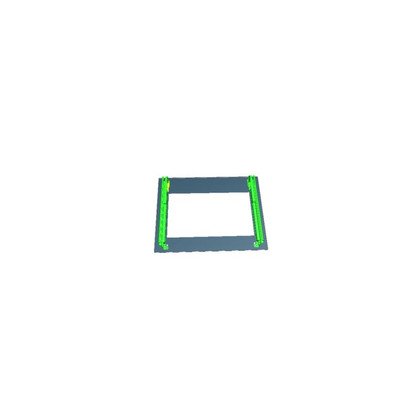 Zestaw szyby drzwi - 592x463mm
