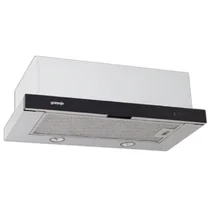 Okap teleskopowy do zabudowy Gorenje DKF 2 600 MST czarny 59,6 cm 480 m³/h