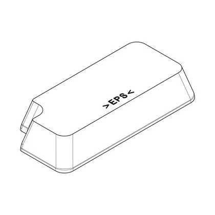 Podstawa okna kanału EPS do lodówki Electrolux / AEG 155,1 x 72,1 mm