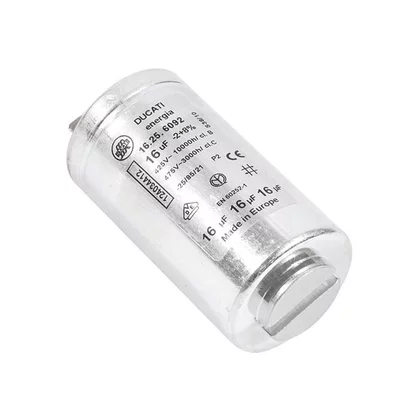 Elementy elektryczne do pralek r Kondensator rozruchowy do pralki i suszarki Electrolux / AEG 16 µF 1240344125
