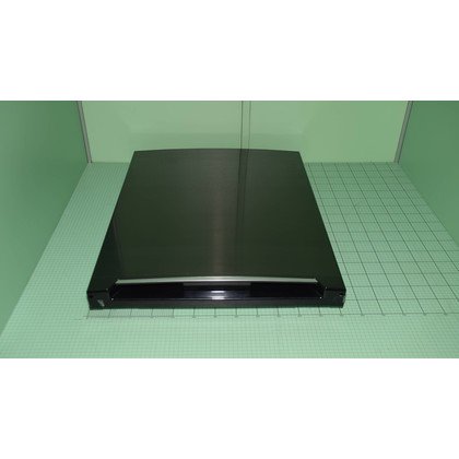 Drzwi zamr.czarny INOX uch.zintegr 1046636