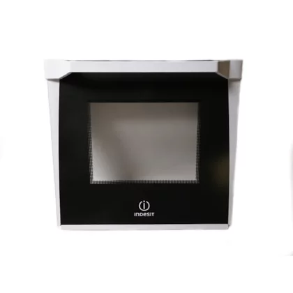 Drzwi wewnętrzne z szybą do piekarnika Ariston / Indesit / Hotpoint / Whirlpool C00141250 482000029553