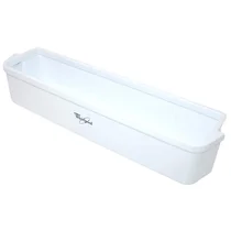 Półki na drzwi różni producenci Biały balkonik drzwiowy do lodówki Whirlpool / Indesit / Ariston / Hotpoint 481241879894 C00314418 481941879209 C00313963