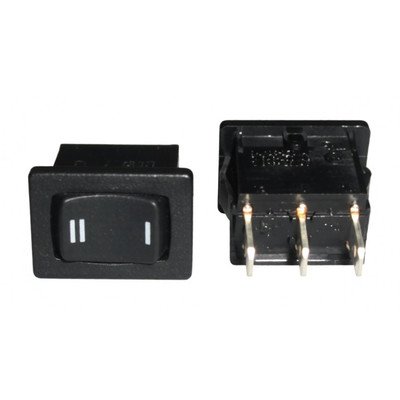 Wyłącznik klawiszowy trójpozycyjny niepodświetlany 15 x 21 mm W310 RS/042-35