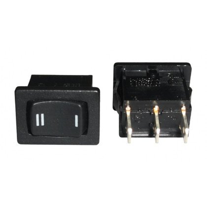 Wyłącznik klawiszowy trójpozycyjny niepodświetlany 15 x 21 mm W310 RS/042-35
