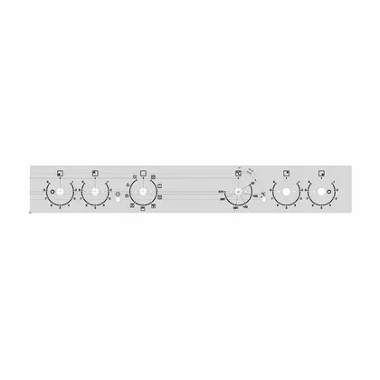 Elementy obudowy Panel kontrolny biały do kuchenki Electrolux / AEG 60 cm 6K 8074042014