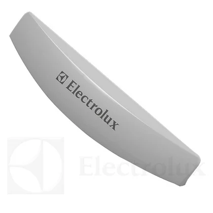 Biały uchwyt pokrywy pralki Electrolux / AEG 1081801084