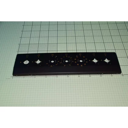 Elementy obudowy Panel przedni do kuchenki lub piekarnika Amica czarny 9063663