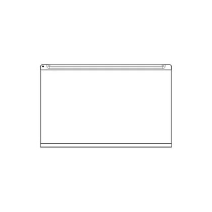 Półka szklana do lodówki Electrolux / AEG neutralna 458,5 x 397,4 mm