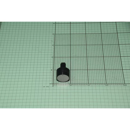 Pokrętło podświetlane chowane do kuchenki Amica czarny inox 9072082