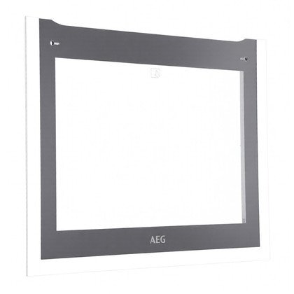 Zestaw szyby drzwi piekarnika Electrolux / AEG inox 594 x 470 mm