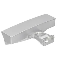 Uchwyt drzwi pralki Whirlpool / Indesit / Ariston / Hotpoint srebrny 481249818675 C00345884