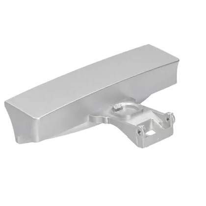 Uchwyt drzwi pralki Whirlpool / Indesit / Ariston / Hotpoint srebrny 481249818675 C00345884