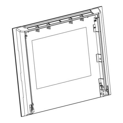 SZYBA ZEWNĘTRZNA BIAŁA 594X465MM (3578708160)