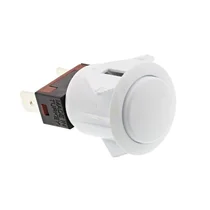 Biały przycisk jednobiegunowy do kuchenki Electrolux / AEG 3570381065