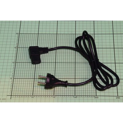 OME 6135 Przewód zasil. 2x0,75mm2 dł.1,5m IEC C13 (1043629)