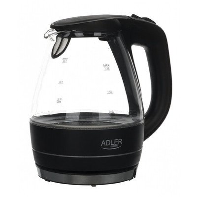 Czajnik elektryczny Adler (1,5l 2000W Przezroczysty/czarny)
