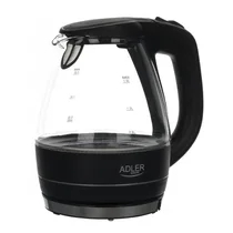 Czajnik elektryczny Adler AD 1224 1,5 l przezroczysto-czarny