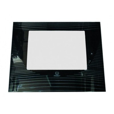 Szyba zewnętrzna drzwi piekarnika Ariston / Indesit / Hotpoint / Whirlpool 413 x 493 mm C00144160 482000029863