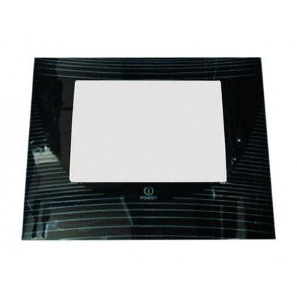 Szyba zewnętrzna drzwi piekarnika Ariston / Indesit / Hotpoint / Whirlpool 413 x 493 mm C00144160 482000029863